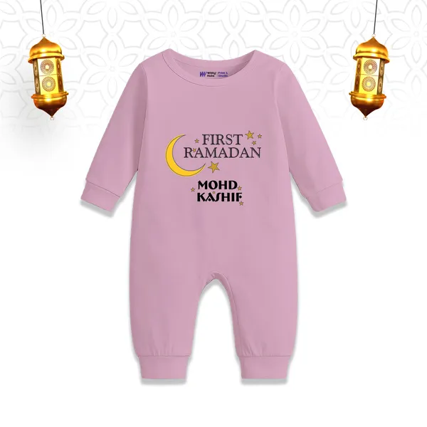 Pink_First_Ramadan_Personalized_Romper_For_Baby