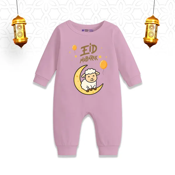 Pink_Cotton_Eid_Mubarak_Full_Sleeve_Romper_For_Newborns