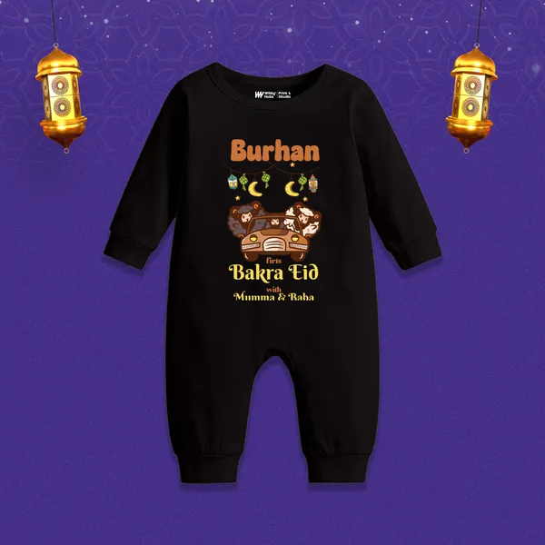 Black_Cotton_Burhan_Bakra_Eid_Full_Sleeve_Romper_For_Baby