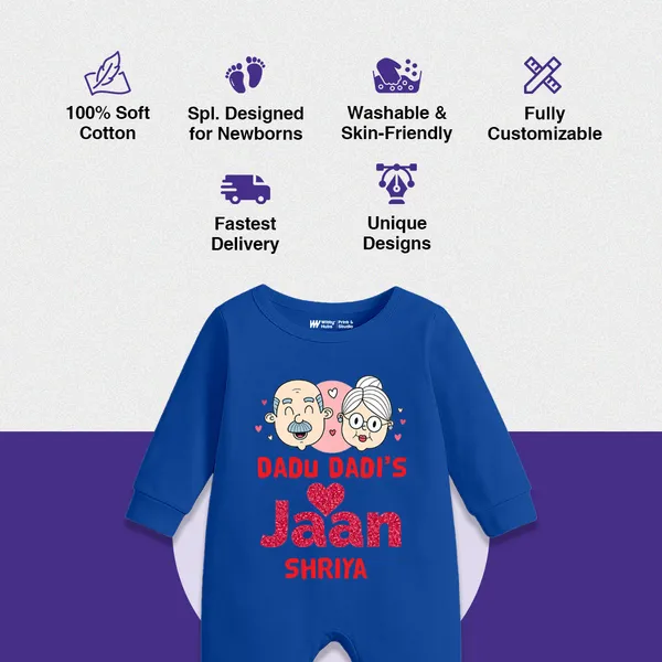 Blue_Cotton_Dada_Dadi'S_Jaan_Printed_Full_Sleeve_Romper_For_Baby