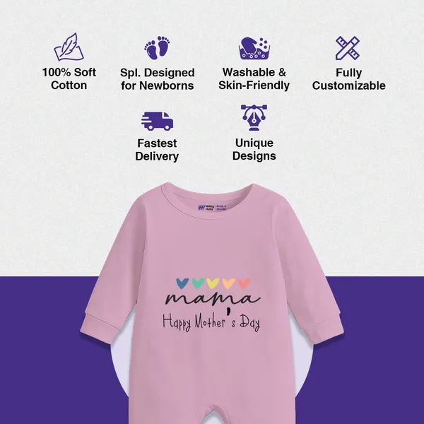 Pink_Cotton_Mama_Happy_Mother'S_Day_Romper_For_Baby