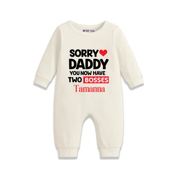 Cream_Cotton_Personalized_Boss_Romper_For_Baby