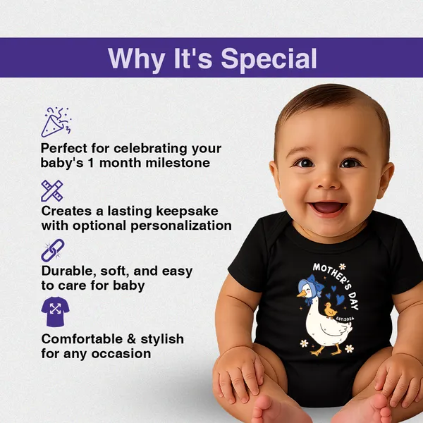 Black_Cotton_Mother'S_Day_Printed_Romper_For_Baby