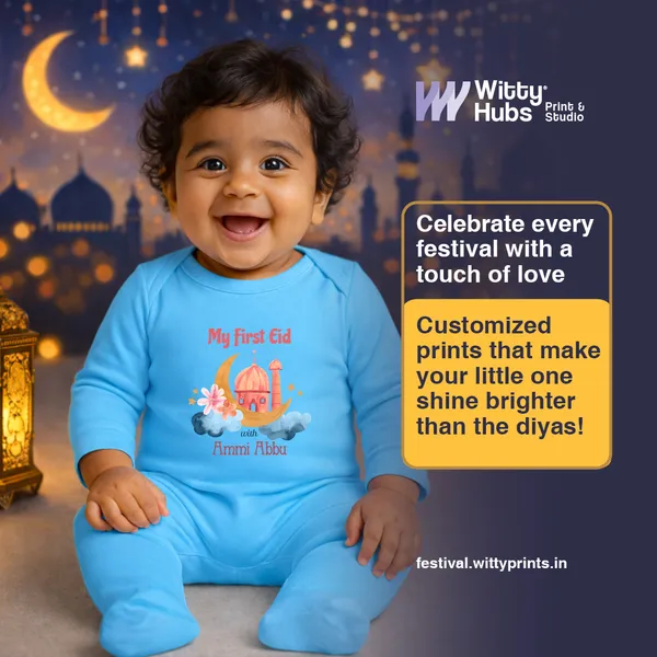Blue_Cotton_My_First_Eid_With_Ammi_Abbu_Romper_For_Baby