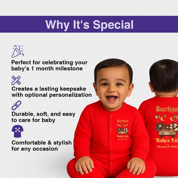 Red_Customized_Bakra_Eid_Print_Baby_Romper_For_Ramadan