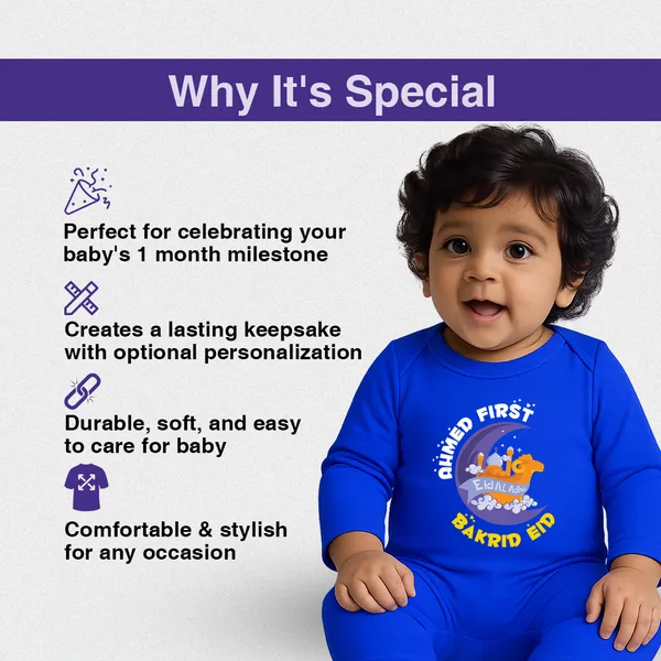 Blue_Cotton_Ahmed_First_Bakrid_Eid_Romper_For_Baby