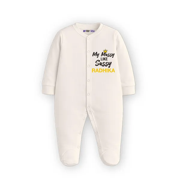 White_Cotton_Personalized_Full_Sleeve_Romper_For_Baby