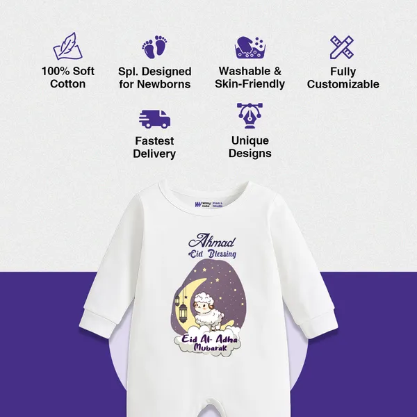 White_Eid_Blessing_Full_Sleeve_Romper_For_Baby