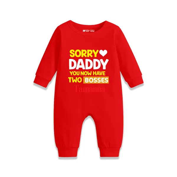Red_Cotton_Full_Sleeve_Romper_For_Baby