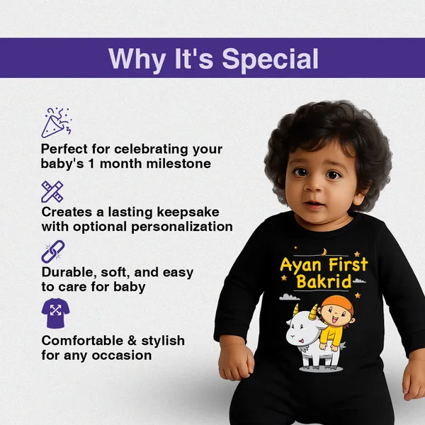 Black_Cotton_Personalized_First_Bakrid_Baby_Romper