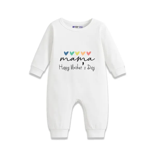 White_Cotton_Mama_Happy_Mother'S_Day_Romper_For_Baby