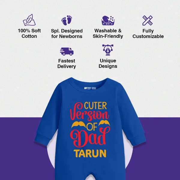 Blue_Cotton_Cuter_Version_Of_Dad_Romper_For_Baby