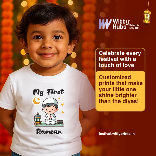 My_First_Ramzan_Printed_White_Cotton_T-Shirt_For_Kids