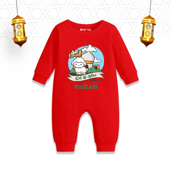 Red_Cotton_Eid_Al-Adha_Printed_Romper_For_Baby