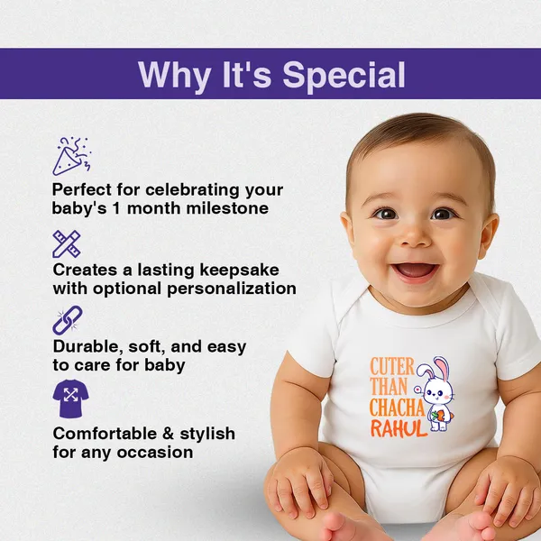 White_Cotton_Cuter_Than_Chacha_Rahul_Printed_Romper_For_Baby