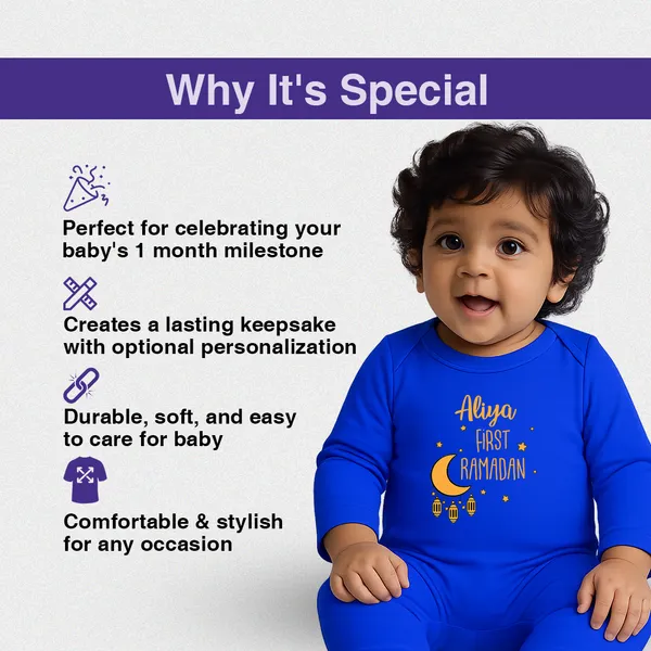 Blue_Cotton_Romper_With_First_Ramadan_Print_For_Baby