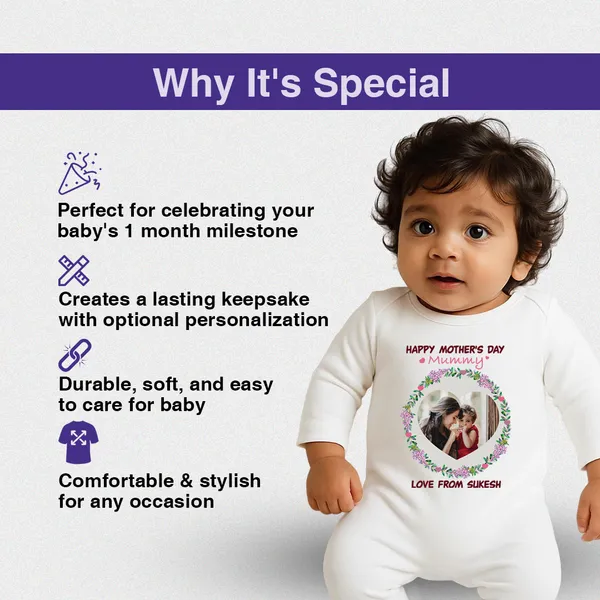 White_Cotton_Personalized_Photo_Print_Full_Sleeve_Romper_For_Baby