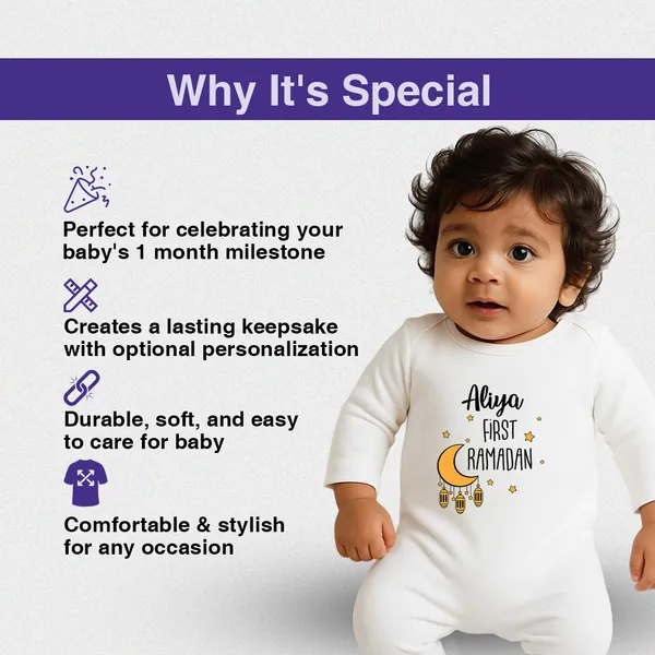 White_Customizable_First_Ramadan_Baby_Romper