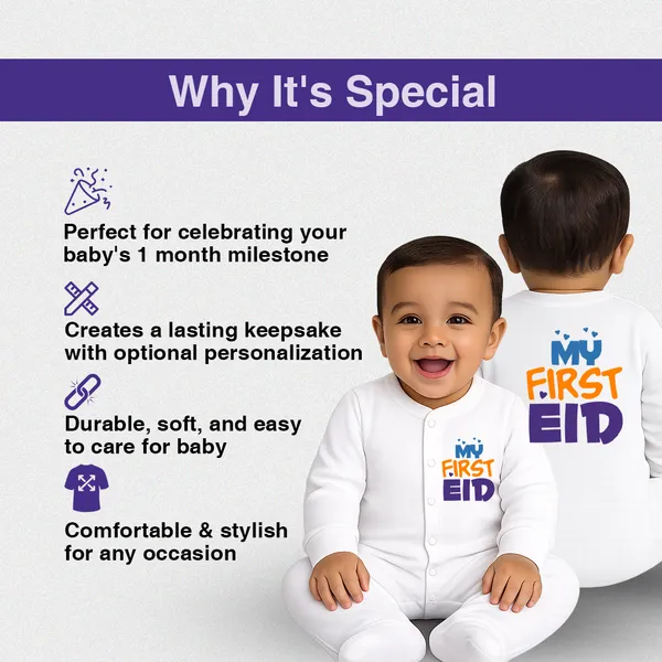 White_My_First_Eid_Printed_Cotton_Full_Sleeve_Romper_For_Baby