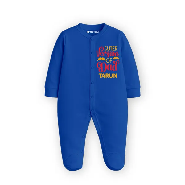 Blue_Cotton_Cuter_Version_Of_Dad_Printed_Romper_For_Baby_Boy