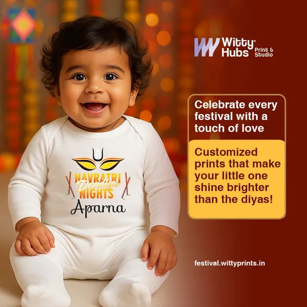 White_Cotton_Navratri_Nights_Printed_Romper_For_Baby