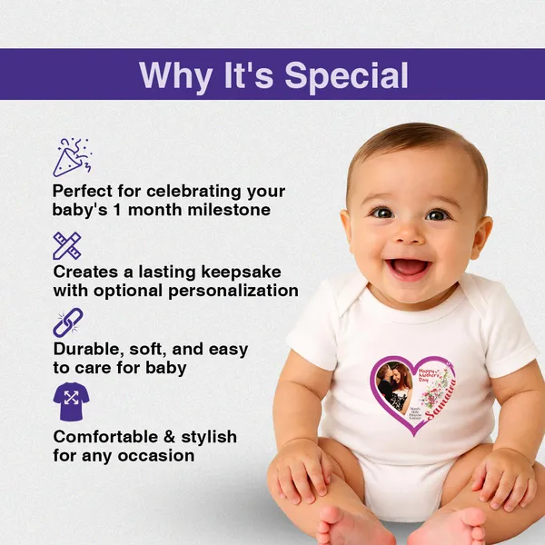 White_Cotton_Customizable_Photo_Print_Onesie_For_Newborns