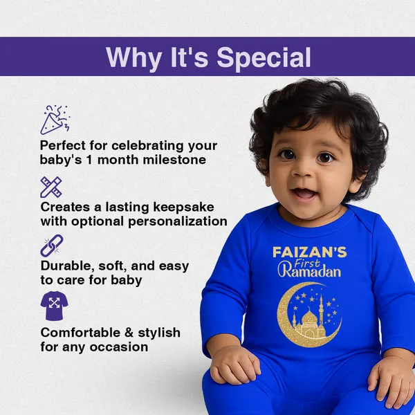 Blue_Cotton_Personalized_First_Ramadan_Romper_For_Baby