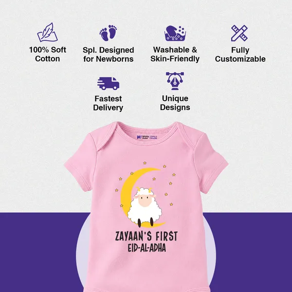 Pink_Cotton_First_Eid_Al_Adha_Customized_Onesie_For_Baby