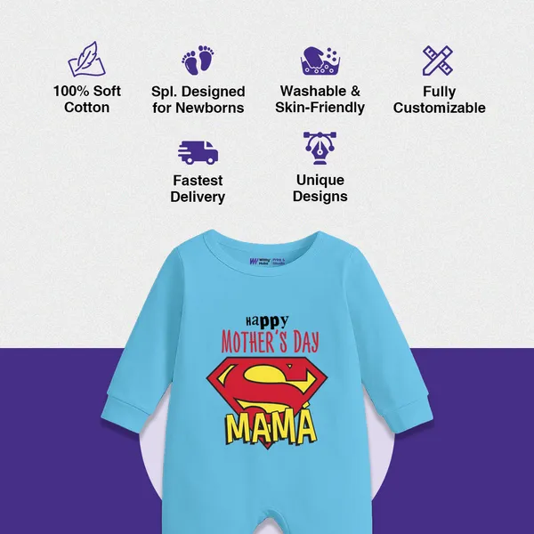 Blue_Cotton_Happy_Mother'S_Day_Romper_For_Baby