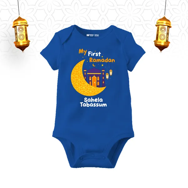 Blue_Cotton_My_First_Ramadan_Printed_Bodysuit_For_Newborns