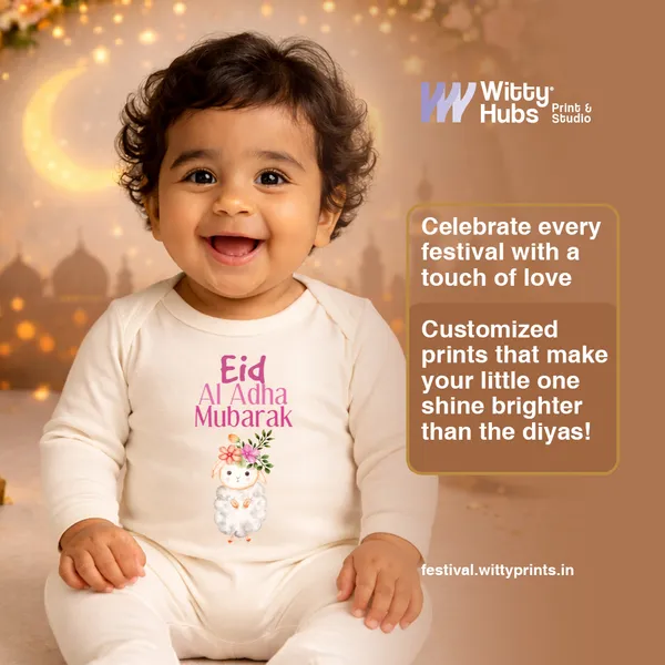 White_Cotton_Eid_Al_Adha_Mubarak_Romper_For_Baby