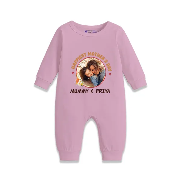Pink_Cotton_Customizable_Photo_Print_Romper_For_Babies