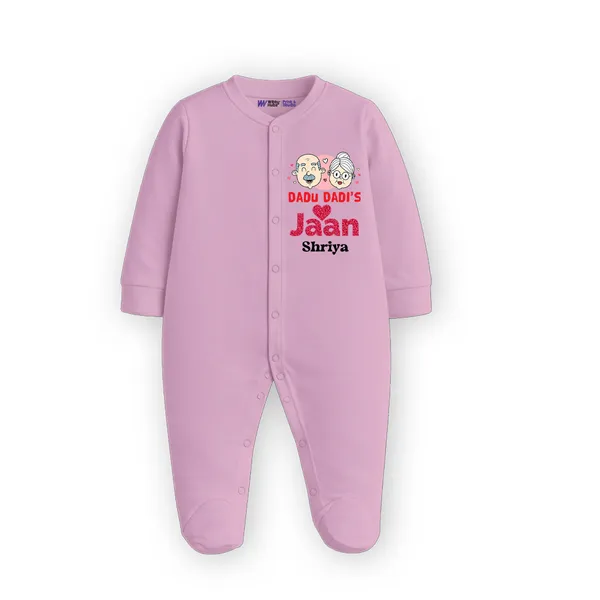 Pink_Cotton_Personalized_Full_Sleeves_Romper_For_Baby