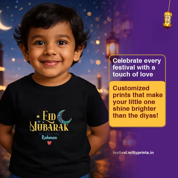 Black_Cotton_Eid_Mubarak_Printed_T-Shirt_For_Kids