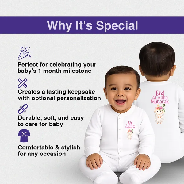 White_Cotton_Eid_Al_Adha_Mubarak_Printed_Romper_For_Baby