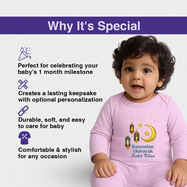 Pink_Ramadan_Mubarak_Personalized_Baby_Romper