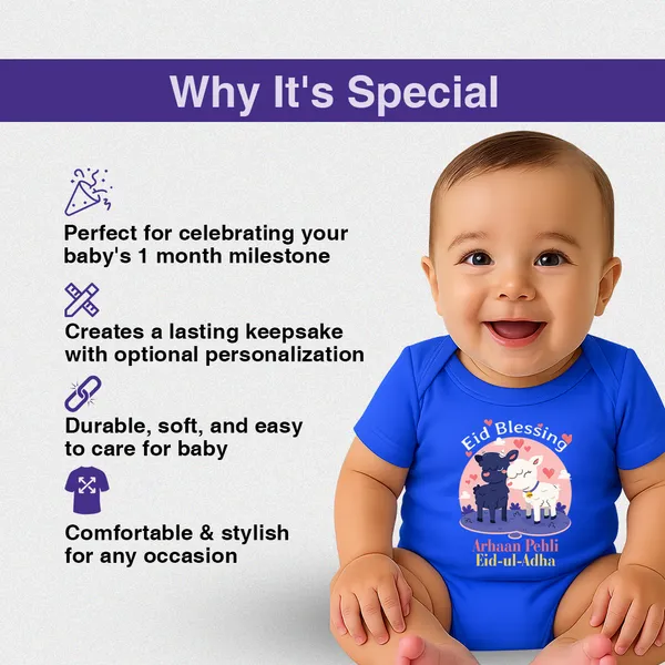 Blue_Eid_Blessing_Arhaan_Pehli_Eid-Ul-Adha_Onesie_For_Baby