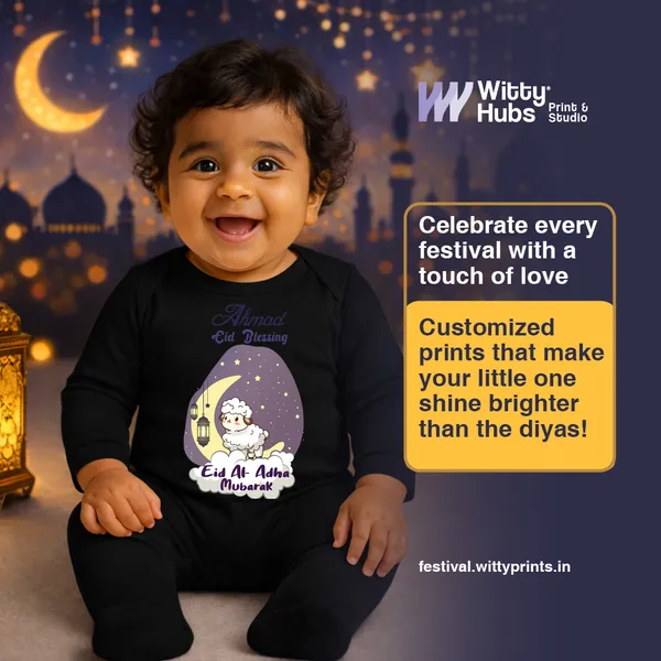 Black_Cotton_Eid_Al_Adha_Mubarak_Printed_Full_Sleeve_Onesie_For_Baby