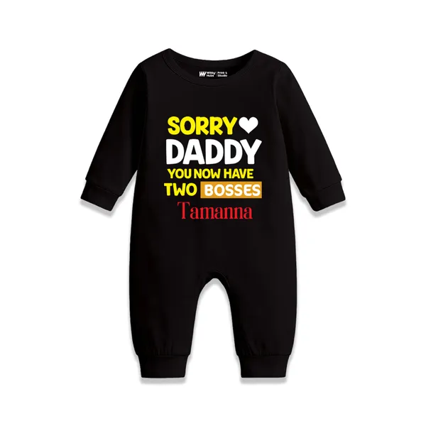 Black_Cotton_Customizable_Romper_For_Newborns