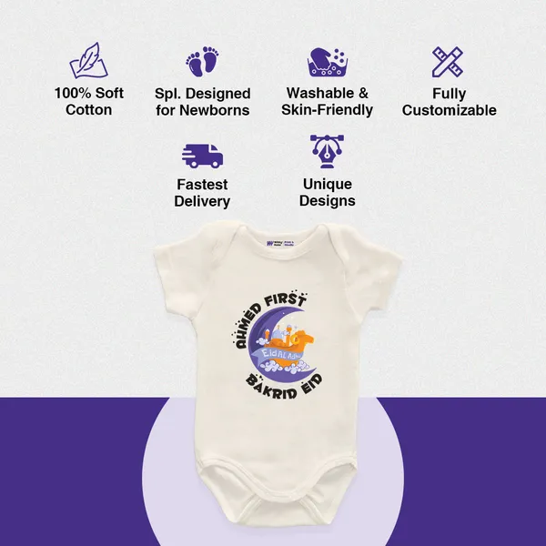 White_Cotton_Bakrid_Eid_First_Onesie_For_Babies