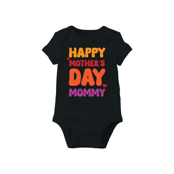 Black_Cotton_Happy_Mother'S_Day_Printed_Bodysuit_For_Baby