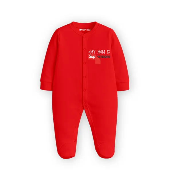 Red_Cotton_Graphic_Footed_Romper_For_Baby
