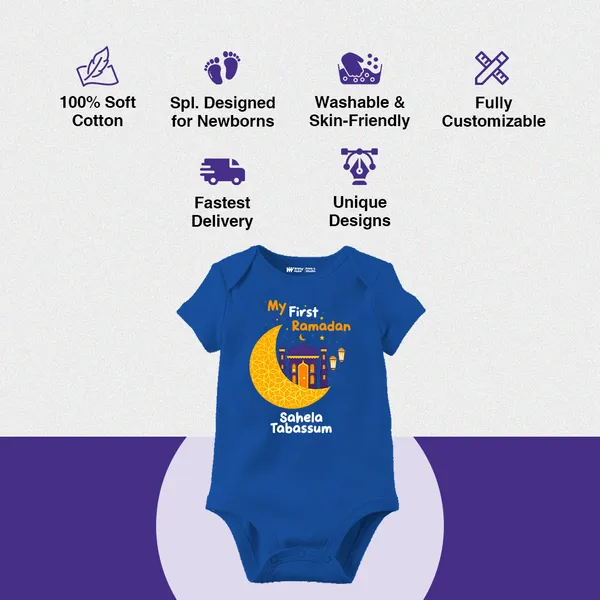 Blue_Cotton_My_First_Ramadan_Printed_Bodysuit_For_Newborns