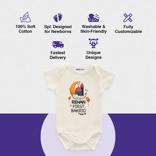 White_Cotton_First_Bakrid_Romper_For_Baby_Boys