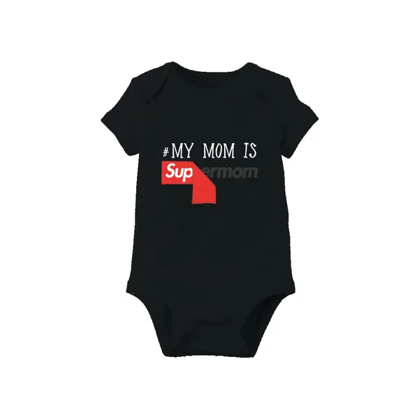 Black_Cotton_My_Mom_Is_Supermom_Baby_Bodysuit_For_1_Month