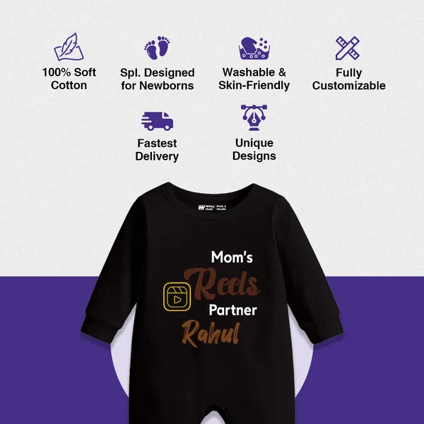 Black_Cotton_Personalized_Romper_For_Baby
