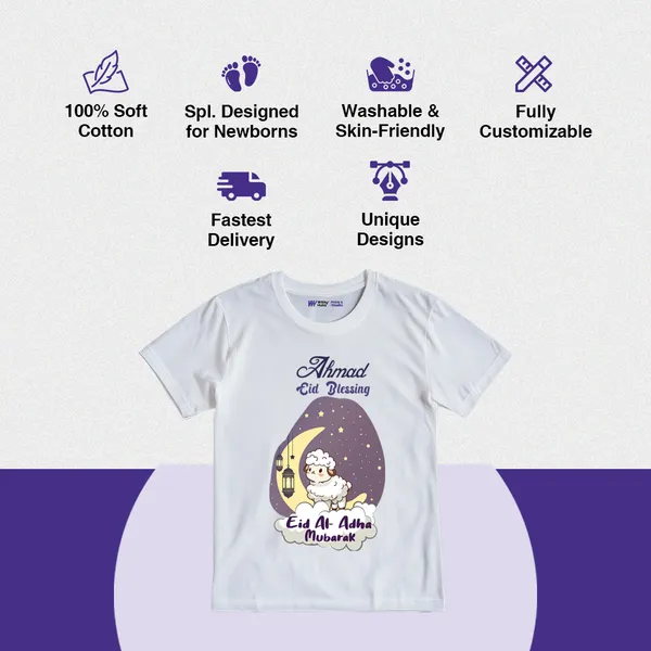 White_Eid_Blessing_Printed_T-Shirt_For_Kids