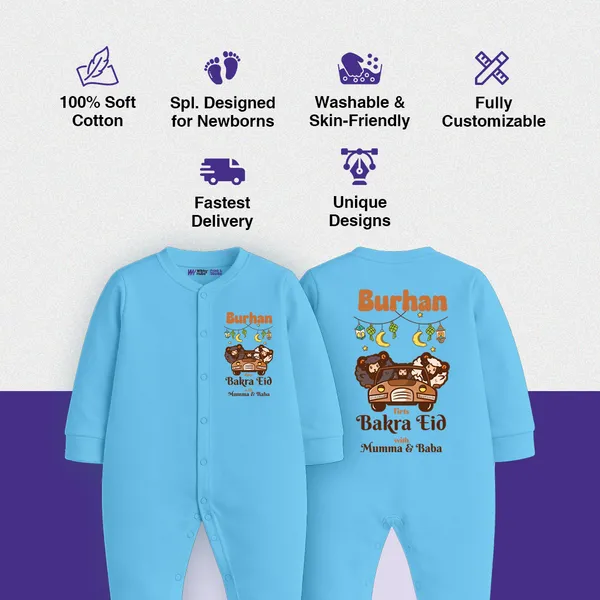 Blue_Cotton_Burhan_Bakra_Eid_Romper_For_Baby