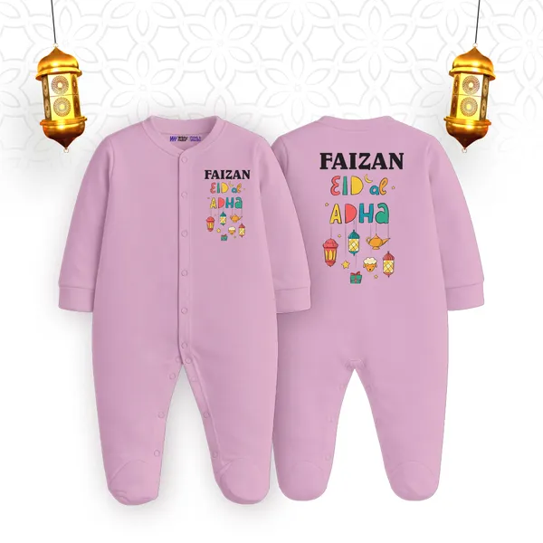 Pink_Customized_Eid_Adha_Printed_Romper_For_Baby