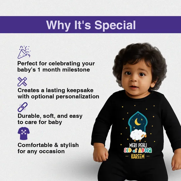 Black_Full_Sleeve_Meri_Pehli_Eid_Mubarak_Kareem_Romper_For_Baby